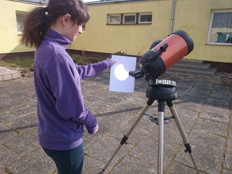 Lekcja astronomii na żywo
