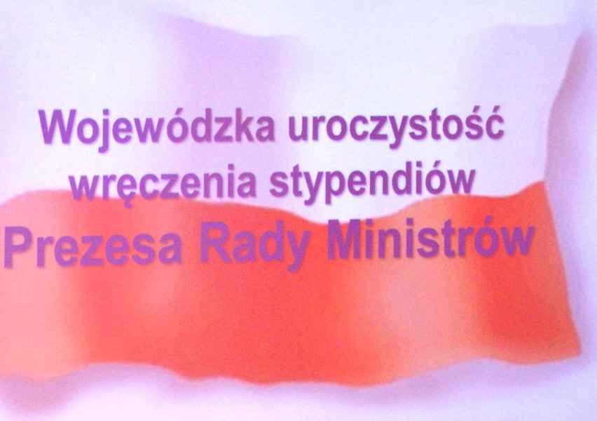 Dominika odebrała stypendium