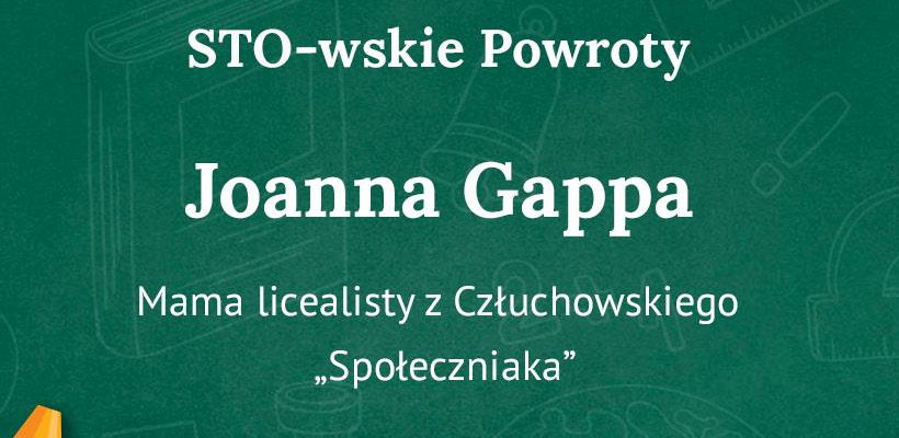 STO-wskie Powroty: Joanna Gappa