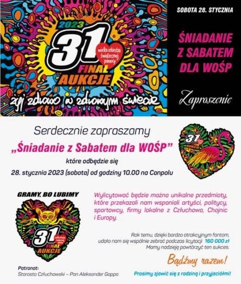 Śniadanie z Sabatem dla WOŚP