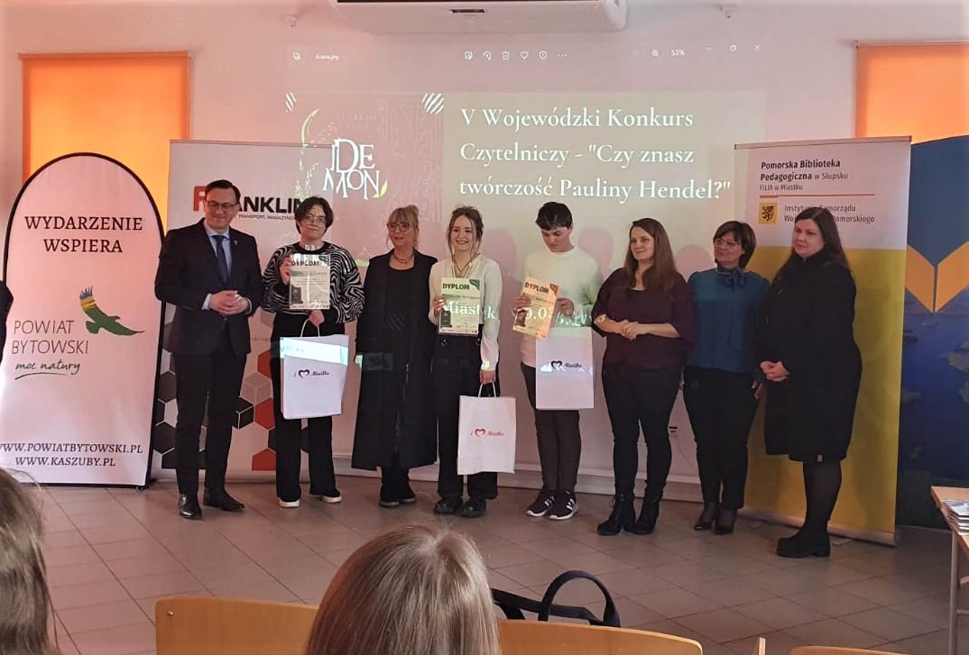 Wygrana Patrycji w wojewódzkim konkursie czytelniczym